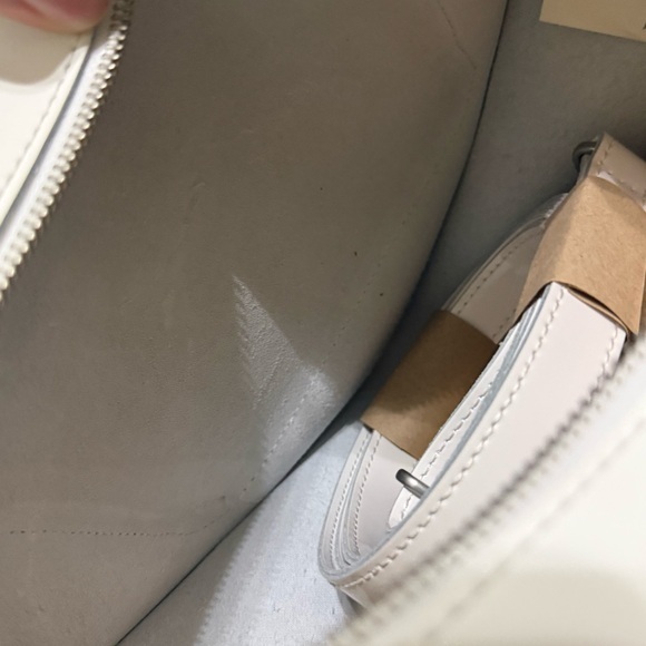 NWT Ultra RARE Dr. Martens White Heart Bag Patent Leather Discontinued Gothic - Picture 7 of 11